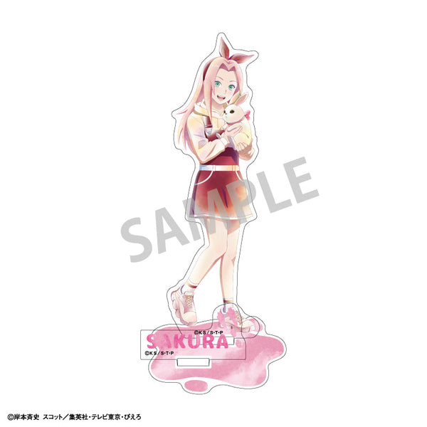 『NARUTO-ナルト‐疾風伝』アクリルスタンド_春野サクラ/少年期×アニマル/カミアニTOUCH