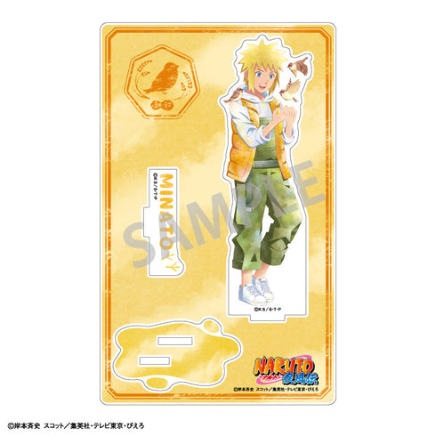 『NARUTO-ナルト‐疾風伝』アクリルスタンド_波風ミナト/少年期×アニマル/カミアニTOUCH