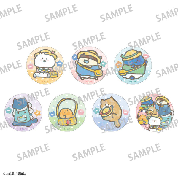 『お文具といっしょ』トレーディングホログラム缶バッジ/ようちえん【BOX】