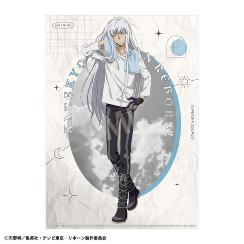 『家庭教師ヒットマンREBORN!』A4シングルクリアファイル_スペルビ・スクアーロ/朝支度