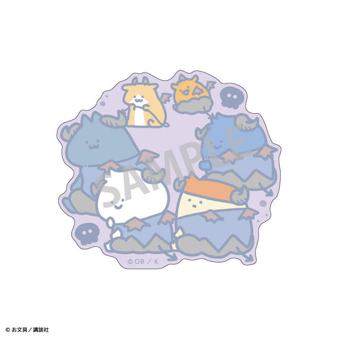 『お文具といっしょ』ミニデコステッカー みんなあくま/てんしとあくま