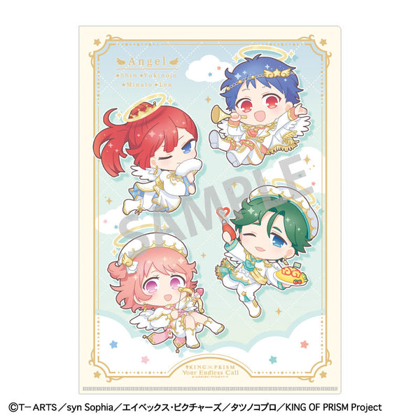 『KING OF PRISM-Your Endless Call-み~んなきらめけ!プリズム☆ツアーズ』A4シングルクリアファイル_集合/天使と悪魔(描き起こし)
