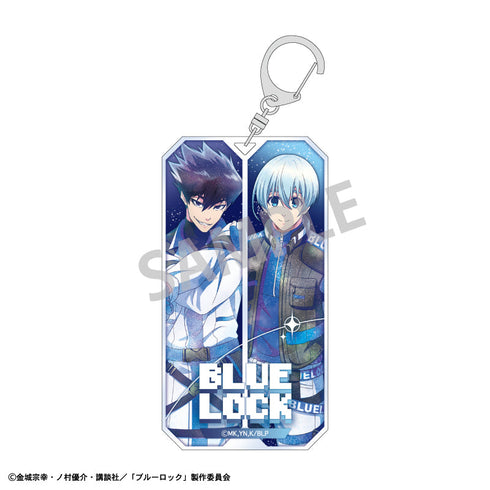 『ブルーロック』スリムキーホルダー(ペア) 烏 旅人・氷織 羊/サイバーパンクリバイバル カミアニTOUCH