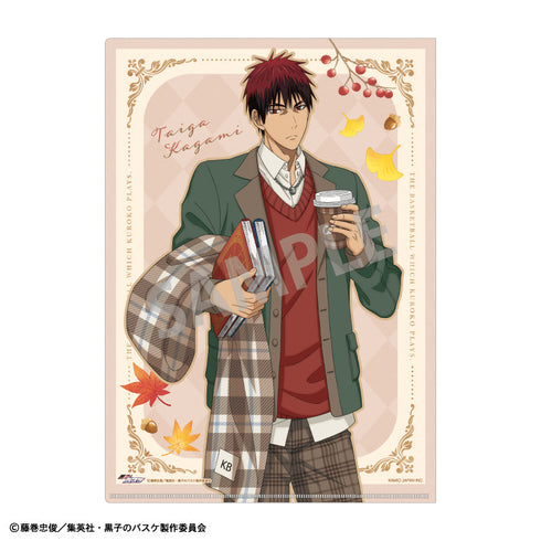 『黒子のバスケ』A4シングルクリアファイル 黒子テツヤ&火神大我/秋の読書