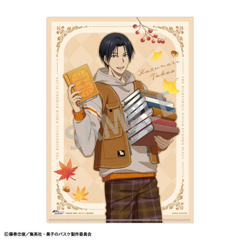 『黒子のバスケ』A4シングルクリアファイル 緑間真太郎&高尾和成/秋の読書