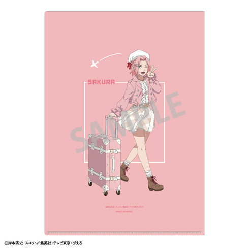 『NARUTO-ナルト- 疾風伝』A4シングルクリアファイル_春野サクラ/ぶらっと旅の巻!