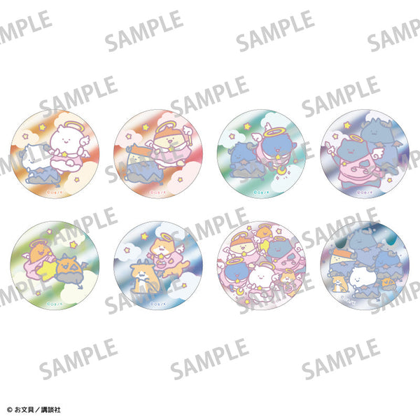 『お文具といっしょ』【BOX】トレーディングメタリック缶バッジ/てんしとあくま