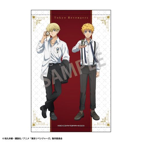 『東京リベンジャーズ』B2タペストリー_A/モノトーンコーデ×時計