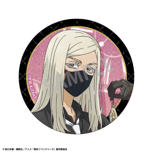 『東京リベンジャーズ』トレーディンググリッター缶バッジ/モノトーンコーデ×時計【BOX】