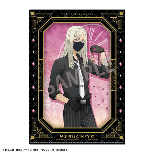 『東京リベンジャーズ』A4シングルクリアファイル_松野 千冬/三途 春千夜/モノトーンコーデ×時計