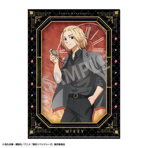 『東京リベンジャーズ』A4シングルクリアファイル_佐野 万次郎/黒川 イザナ/モノトーンコーデ×時計