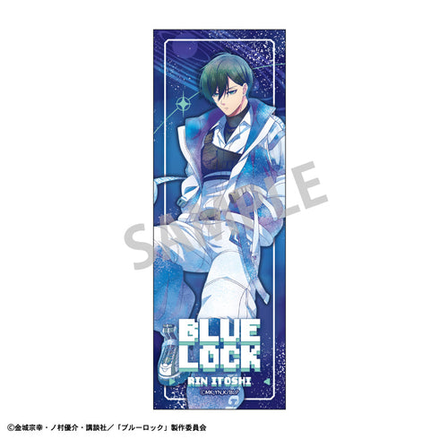 『ブルーロック』ロングスクエア缶バッジ 糸師 凛/サイバーパンクリバイバル カミアニTOUCH
