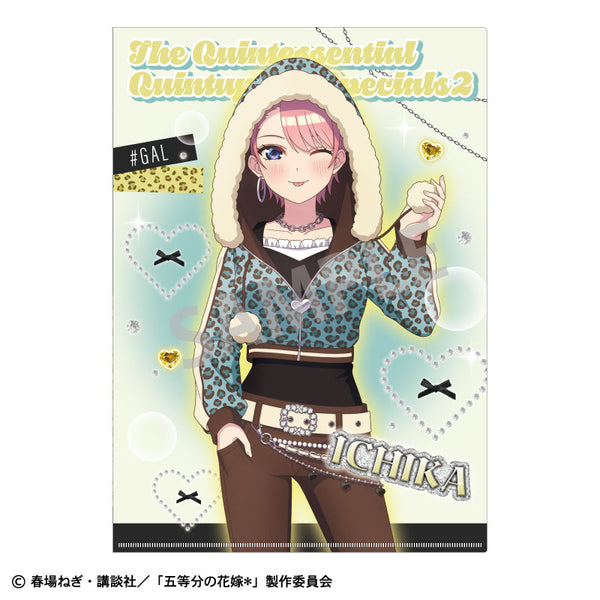 『五等分の花嫁*』A4シングルクリアファイル 中野一花/チョコミントGAL