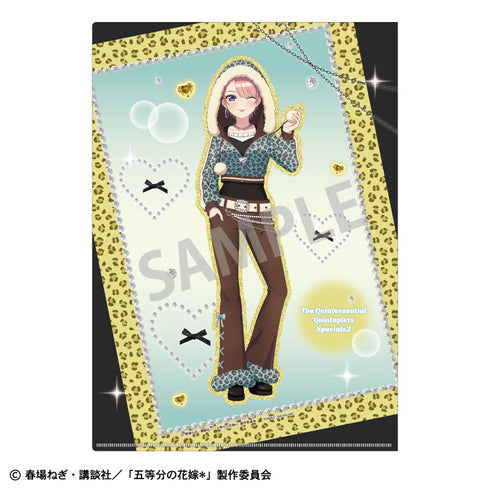 『五等分の花嫁*』A4シングルクリアファイル 中野一花/チョコミントGAL