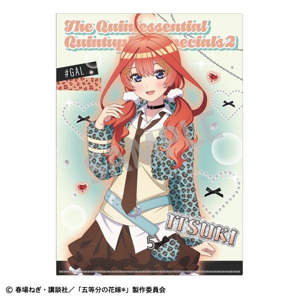 『五等分の花嫁*』A4シングルクリアファイル 中野五月/チョコミントGAL