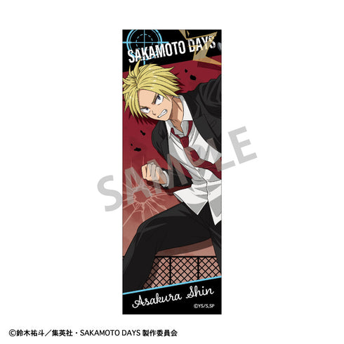 『SAKAMOTO DAYS』ロングスクエア缶バッジ 朝倉 シン/正装バトルアクション