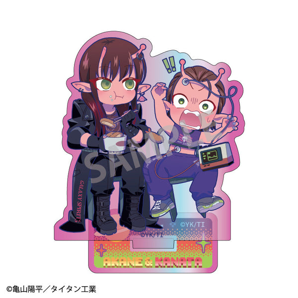 『銀河特急 ミルキー☆サブウェイ』オーロラミニアクリルスタンド アカネ&カナタ