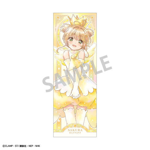 『カードキャプターさくら クリアカード編』ロングスクエア缶バッジ 木之本 桜A/カミアニTOUCH