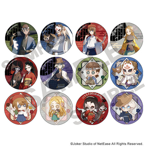 『Identity V 第五人格』トレーディング和紙缶バッジ 京都【BOX】