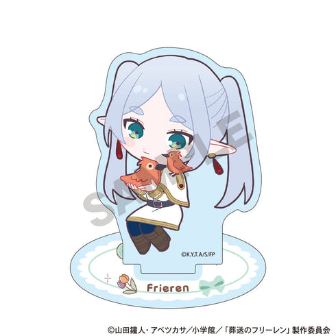 『葬送のフリーレン』アクリルスタンド フリーレン 隕鉄鳥 ぬいぐるみ抱っこ