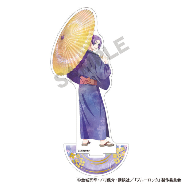 『ブルーロック』箔押しアクリルスタンド 御影玲王 五月雨 ニュアンスカラー
