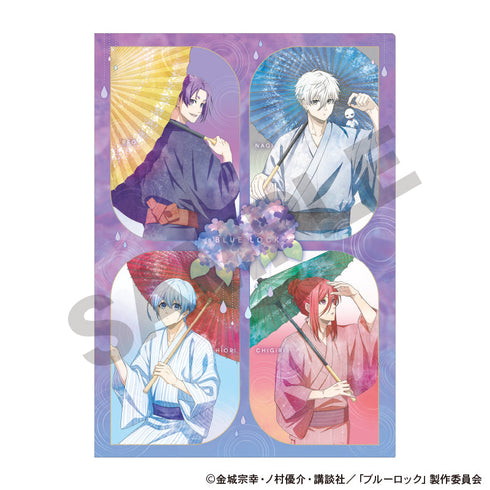 『ブルーロック』シングルクリアファイル 五月雨 ニュアンスカラー 紫