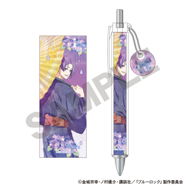 『ブルーロック』チャーム付きボールペン 御影玲王 五月雨 ニュアンスカラー