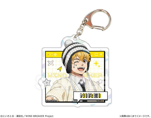 『WIND BREAKER』ホログラムアクリルキーホルダー Ver. Y2Kスタイル 02 楡井秋彦