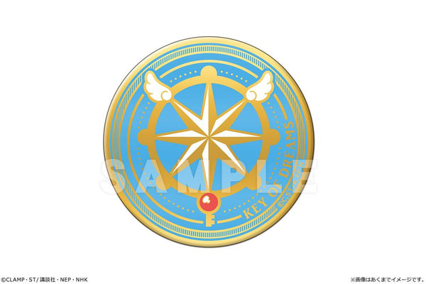 『カードキャプターさくら クリアカード編』メタル缶バッジ 06 夢の鍵