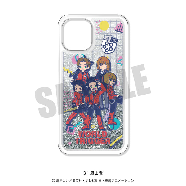 『ワールドトリガー』れとぽぷ第4弾 グリッタースマホケース B 嵐山隊