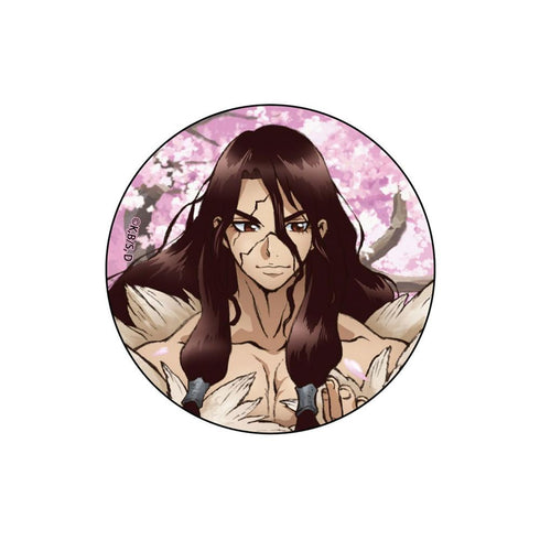 『Dr.STONE』【描き下ろし】缶バッジ 獅子王司(桜)【202504再販】