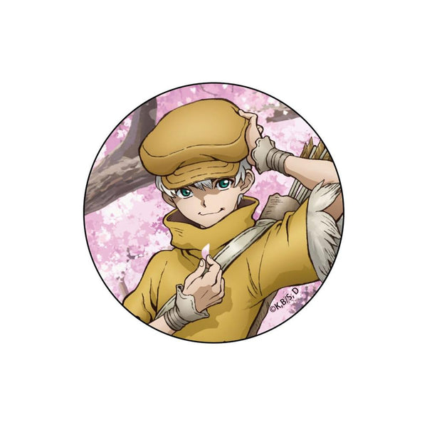『Dr.STONE』【描き下ろし】缶バッジ 西園寺羽京(桜)【202504再販】
