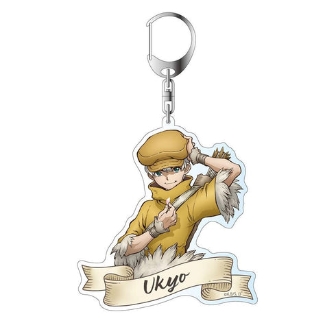 『Dr.STONE』【描き下ろし】アクリルキーホルダー 西園寺羽京(桜)【202504再販】