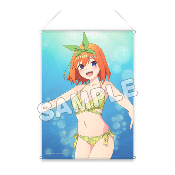 『五等分の花嫁∽』描き下ろしB2キラキラタペストリー(水着) 中野四葉