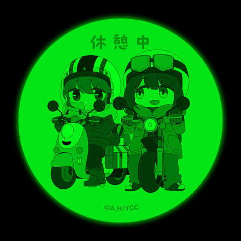 『ゆるキャン△SEASON2』高発光ステッカー 土岐綾乃on バイク3種セット