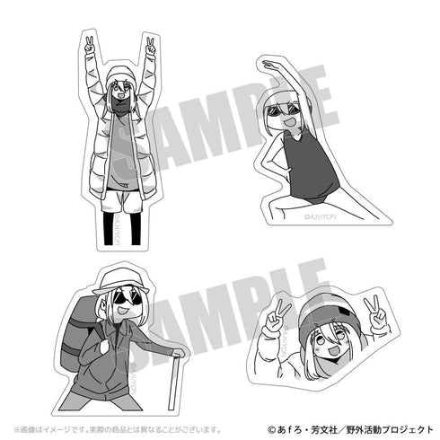 『ゆるキャン△ SEASON3』放課後100号記念なでしこのステッカーセット