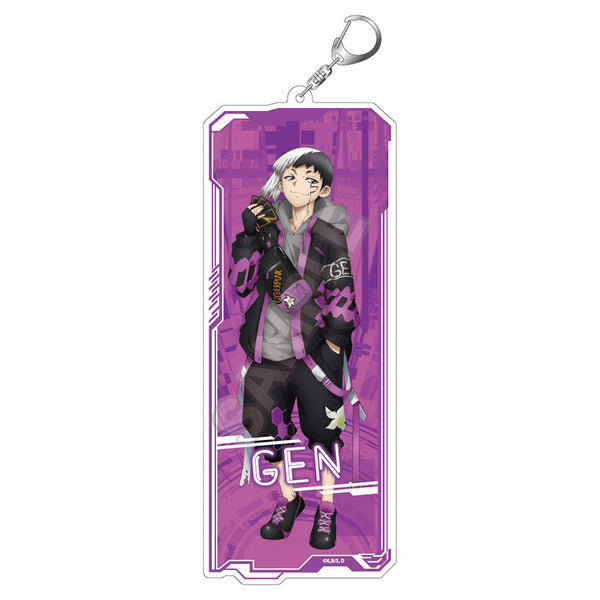 『Dr.STONE』サイバーパンク アクリルキーホルダーBIG あさぎりゲン【202504再販】