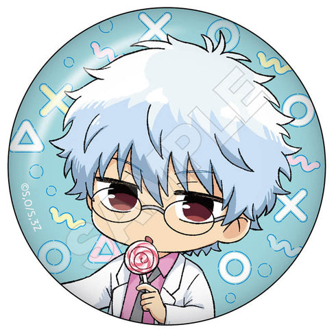 『3年Z組銀八先生』虹 グリッター缶バッジ【BOX】