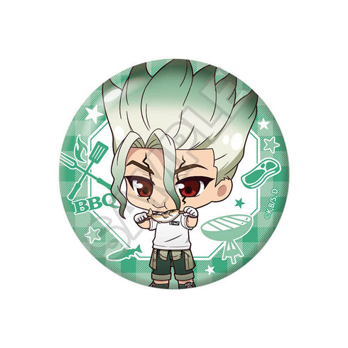 『Dr.STONE』ちびっつ! バーベキュー 缶バッジ ※1BOX=7入