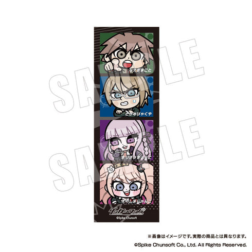 『ダンガンロンパシリーズ×ぶくぶ』4カットステッカー 01 ダンガンロンパ