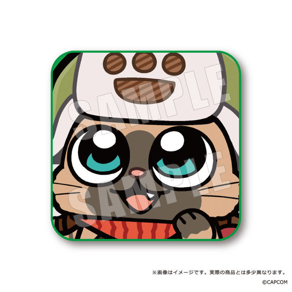 『モンスターハンターワイルズ×ぶくぶ』ふぇいすタオル 02 オトモアイルー ホープ装備