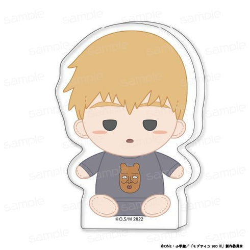 『モブサイコ100 III』おすわりもふりん アクリルminiブロック【霊幻 新隆 寝間着】【202602再販】