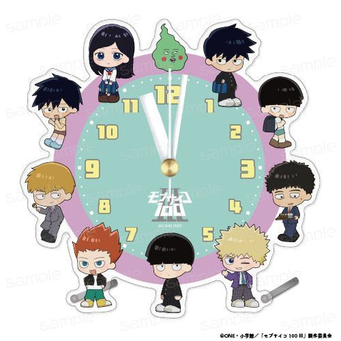 『モブサイコ100 III』ちびキャラアクリル掛け時計【A】