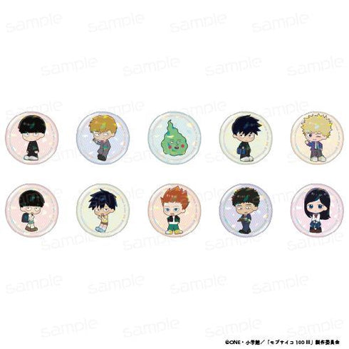 『モブサイコ100 III』トレーディングちびキャラホログラム缶バッジ【BOX】【202602再販】