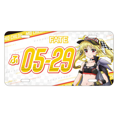 『魔法少女リリカルなのはシリーズ』描き下ろしナンバープレート風アルミプレート フェイト・T・ハラオウン