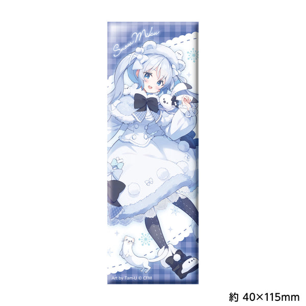 『雪ミク×き花』ロング缶バッジ