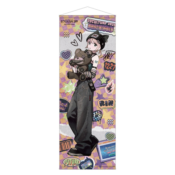 『39Culture』2025 RETRO 等身大タペストリー 鏡音リン