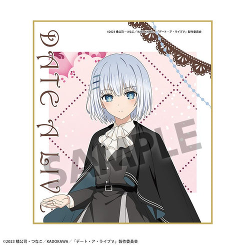 『デート・ア・ライブV』描き下ろしミニ色紙 鳶一折紙 不思議の国のアリス ver.