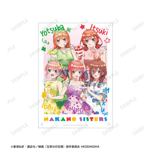 『映画 五等分の花嫁』描き下ろしイラスト 集合 フルーツワンピースver. A4アクリルパネル