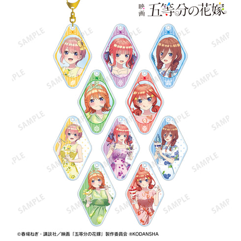 《电影 五等分的新娘》全新绘制插图 水果连衣裙版 交易型亚克力钥匙扣(全10种) BOX